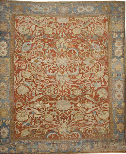 Antique Persian Ziegler Rug